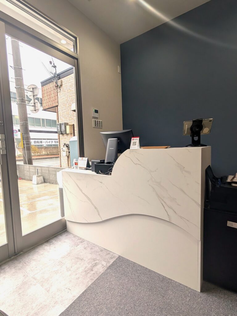 向日市/JR向日町/Kanau鍼灸整骨院/受付